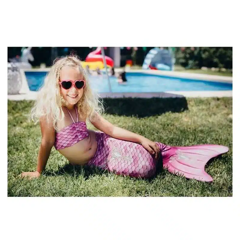 Cola de sirena Princess talla XS Kuaki Mermaid CJ2P 2 piezas incluidas - Imagen 2