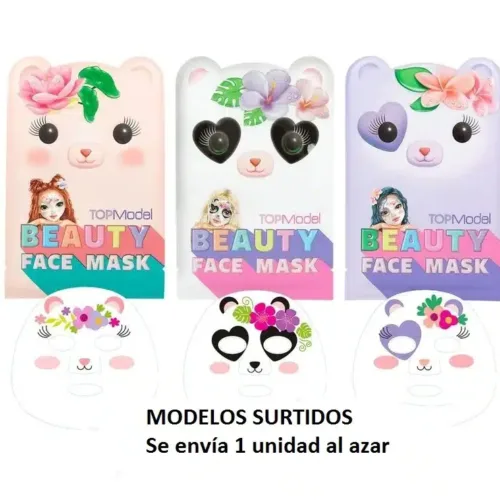 TOPModel mascarilla facial animal Beauty and Me Surtido 12824
