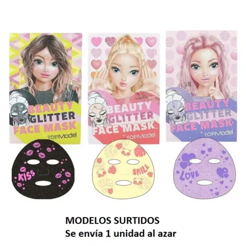 TOPModel mascarilla facial purpurina Beauty and Me Surtido 12825