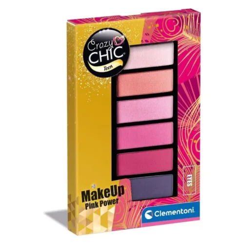 Crazy Chic Teen sombras de ojos Pink Power 18817s18823 CLEMENTONI