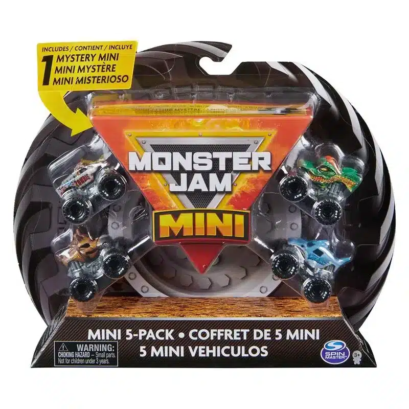 Monster Jam 5 mini monster truck coches a escala 1:87 6066965 SPIN MASTER