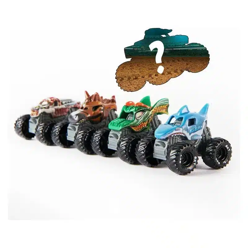 Monster Jam 5 mini monster truck coches a escala 1:87 6066965 SPIN MASTER - Imagen 2