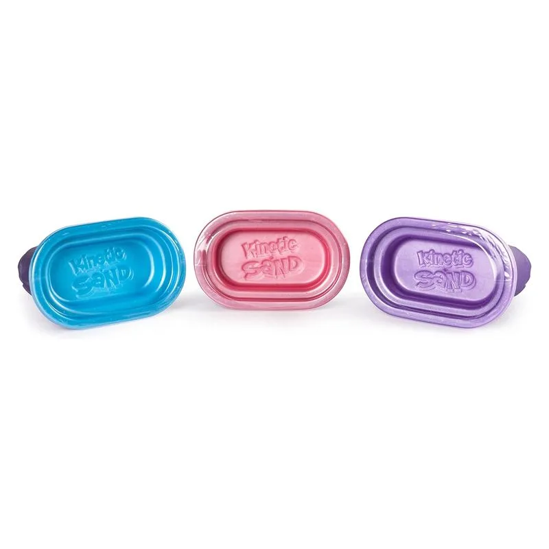 Arena mágica brillante Kinetic Sand pack de tres 340g 6053520 SPIN MASTER - Imagen 3
