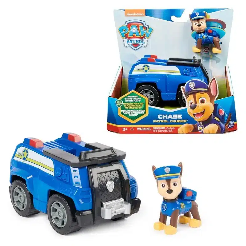 Figura de Chase más coche de policía 15cm 6069059 SPIN MASTER