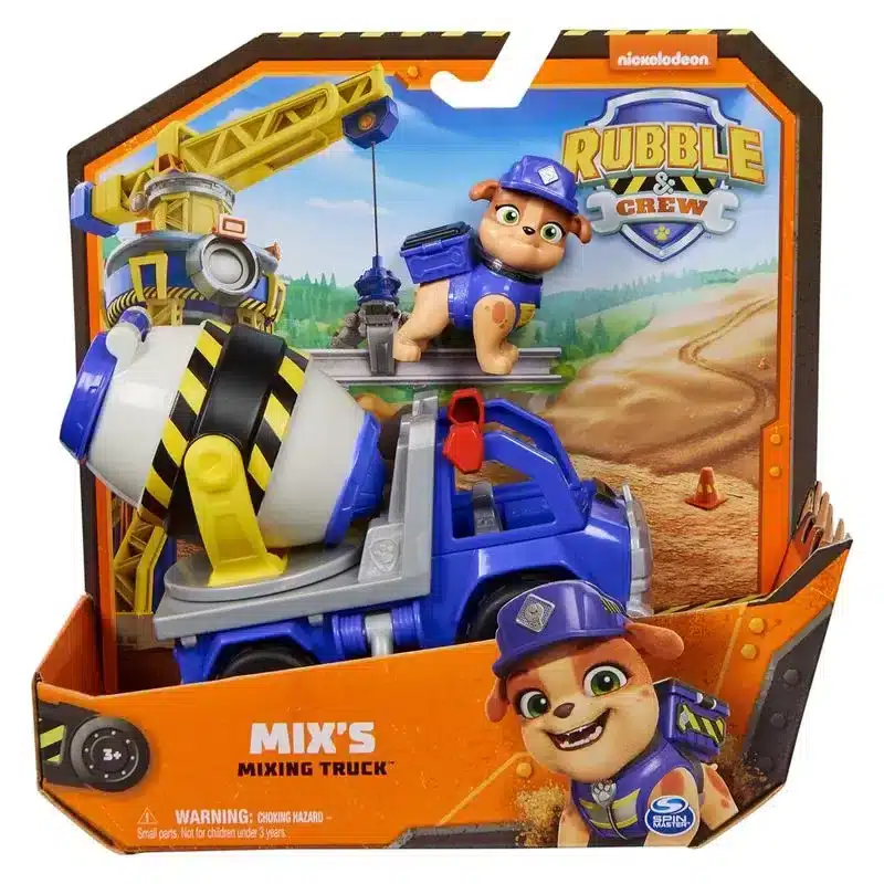 Rubble & Crew figura Mix y Hormigonera Patrulla Canina 6066540 SPIN MASTER