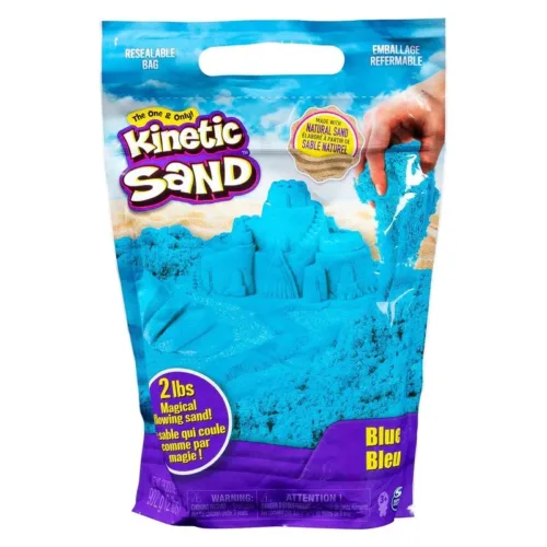 Arena Mágica natural Kinetic Sand 907g azul 6061464s6046035 SPIN MASTER