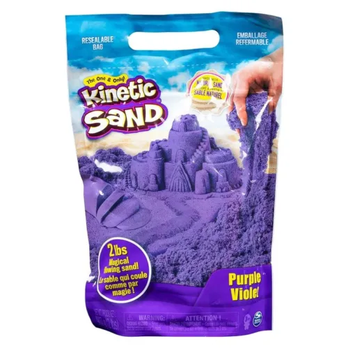 Arena Mágica natural Kinetic Sand 907g morada 6061465s6046035 SPIN MASTER