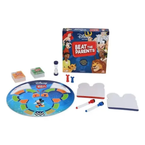 Juego de mesa hijos contra padres edición Disney 6070932 SPIN MASTER