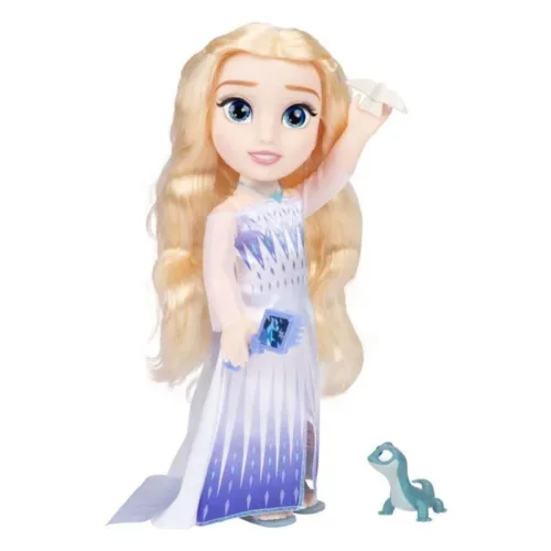 Muñeca musical Elsa con vestido morado Frozen con Bruni 225136 JAKKS
