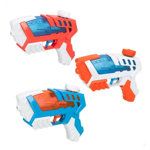 Pack de tres pistolas de agua 16cm Aqua World 47655 ColorBaby