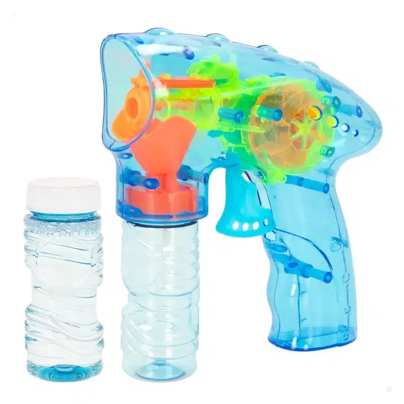 Pistola de pompas de jabón con luces y dos recambios ColorBaby 49998 - Imagen 3