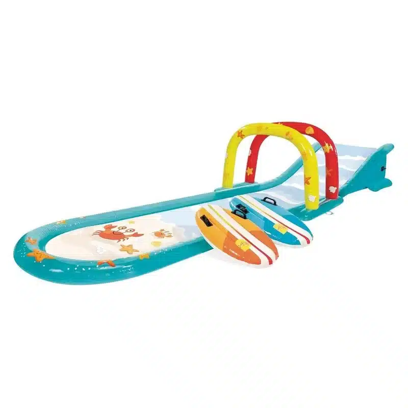 Tobogán deslizante agua 137x561x99cm con tablas hinchables Intex 56167 - Imagen 2