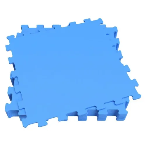 Suelo Protector de Goma Eva con 8 Piezas en Color Azul Aktive 52797