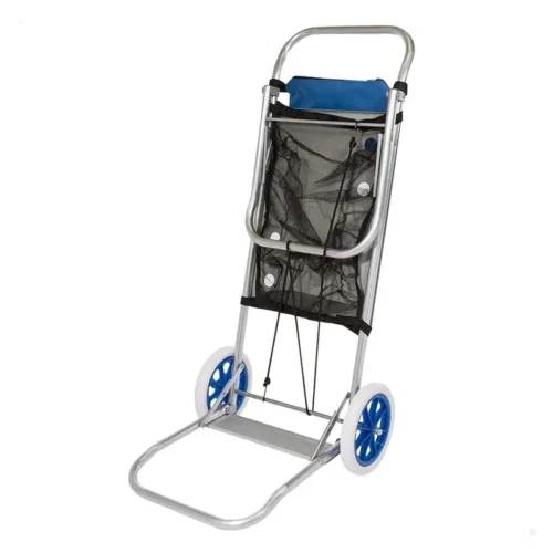 Carro Aluminio plegable y mesa 2 en 1 Peso Máximo 20 Kg Aktive 53928