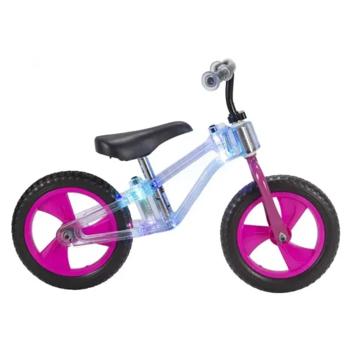 Bicicletas infantil Balance Bike 12 pulgadas Toimsa luces LED ruedas fucsia