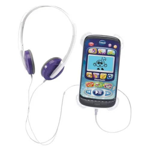 Reproductor interactivo con forma de móvil y auriculares 80-569222 VTECH