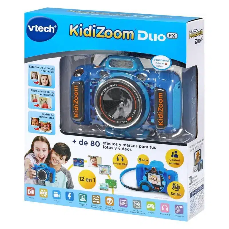 Cámara de fotos infantil con efectos Kidizoom Duo FX azul 80-519922 VTECH - Imagen 3
