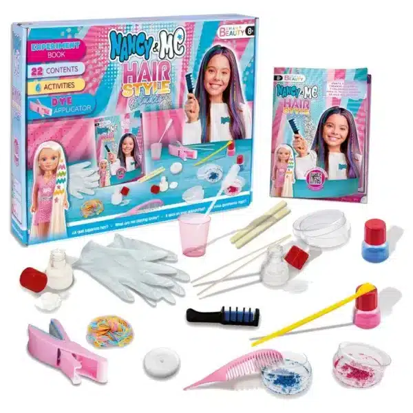 Kit peinados Nancy & Me Hair Style mechas de colores NAY01000 Famosa