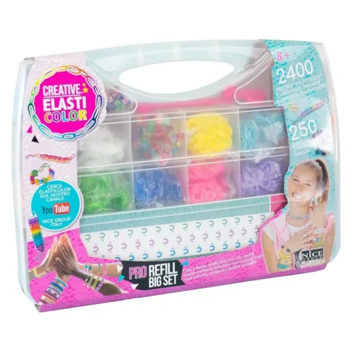 Set Elasticolor pro pulseras creativas con 250 gemas 03003 NICE