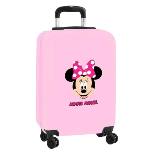Maleta cabina Minnie Mouse 20 pulgadas «Me Time» rosa 612312851 SAFTA