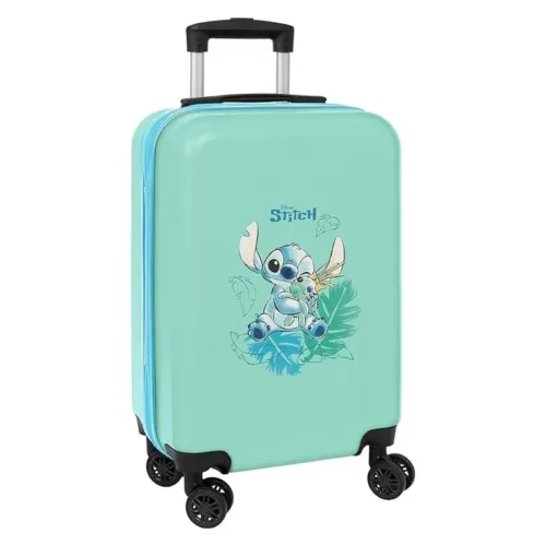 Maleta de cabina Stitch Aloha turquesa 20 pulgadas 612488851 SAFTA