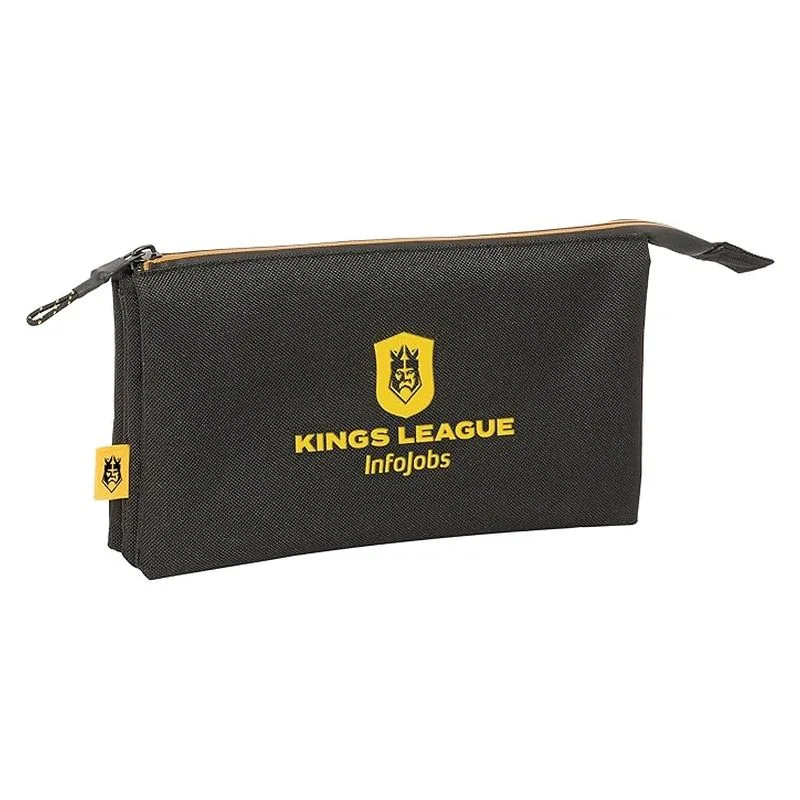 Estuche portatodo infantil Kings League 22cm 822430744 SAFTA