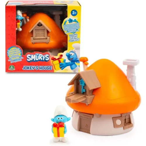 Playset Casita con Forma de Seta de Pitufo Bromista Famosa PUF20000-JH