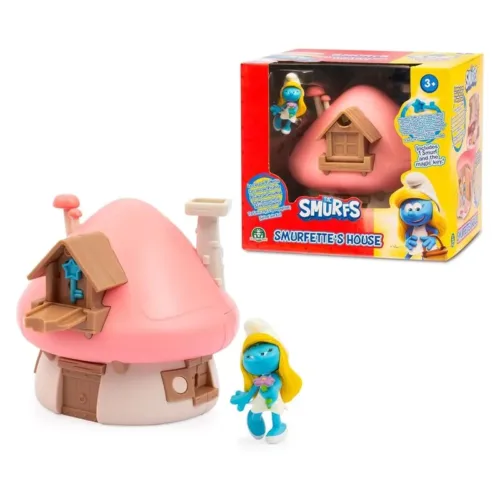 Playset Casita con Forma de Seta de Pitufina Famosa PUF20000-SH