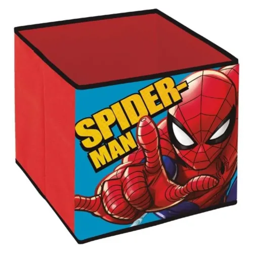 Caja infantil plegable Spiderman guardatodo 31x31x31cm SM15224 ARDITEX