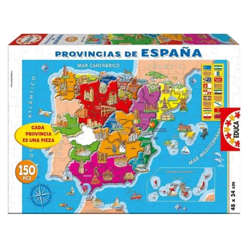 Puzzle de 150 Piezas Infantil Provincias de España Educa 14870