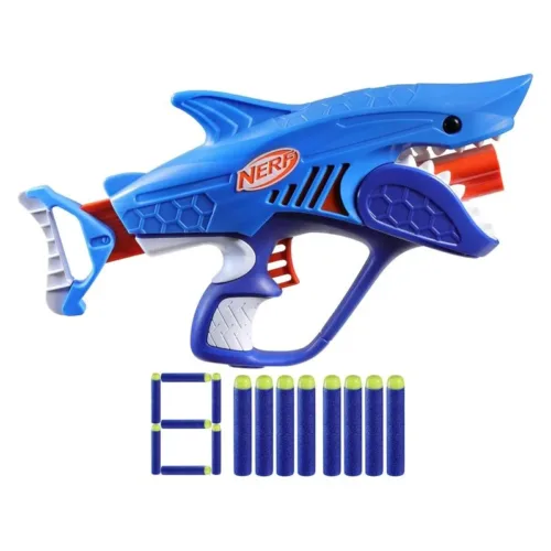 Lanzador Nerf Junior Wild Sharkfire con ocho lanzadores F8645 HASBRO