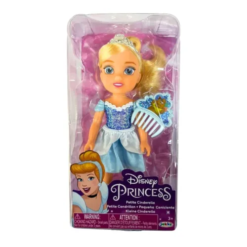 Muñeca Princesa Disney Cenicienta con peine y accesorios 218624-CE JAKKS