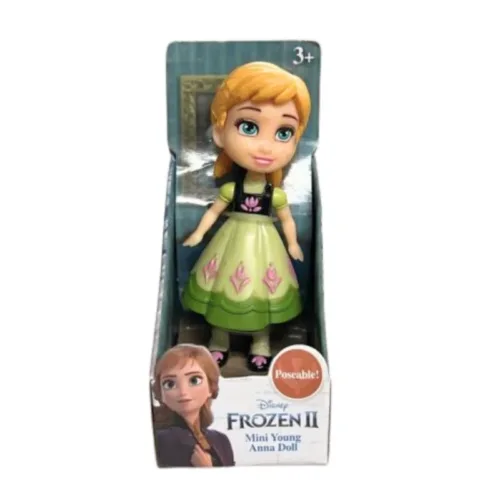 Mini muñeca Anna película Disney Frozen 2 vestido verde 212284-ANVD JAKKS