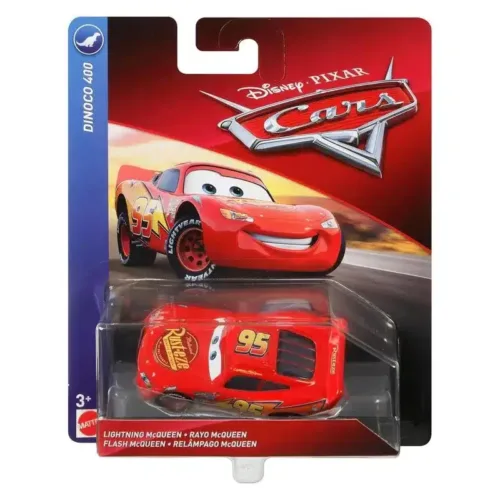 Coche Lightning McQueen Metalizado Disney Cars Mattel FLM26