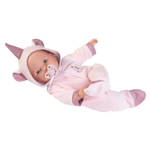 Muñeca Bimba Lagrimitas Disfraz de Unicornio 37cm Antonio Juan 14362