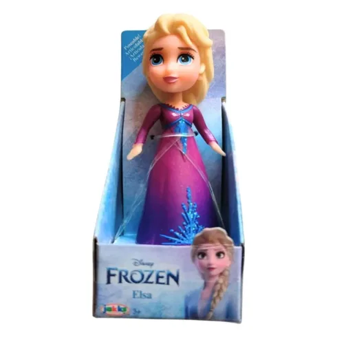 Mini muñeca Elsa Disney Frozen 2 vestido morado y azul 212284-ELMO JAKKS