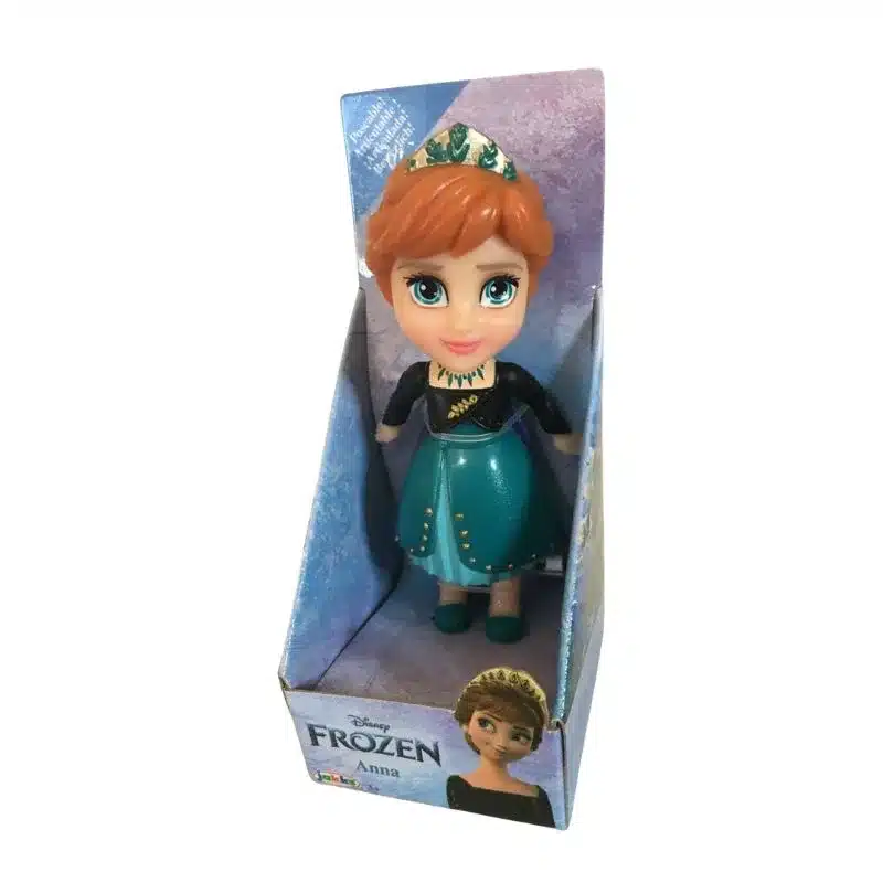 Mini muñeca Anna película Disney Frozen 2 con con corona 212284-ANBE JAKKS
