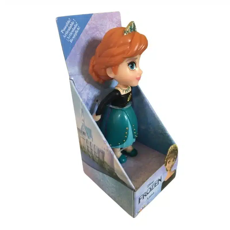 Mini muñeca Anna película Disney Frozen 2 con con corona 212284-ANBE JAKKS - Imagen 3