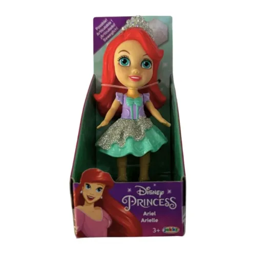Mini muñeca Ariel Disney Princess traje 8cm La Sirenita 227174-ARIELTRAJE Jakks