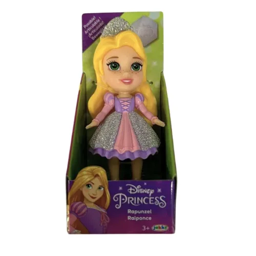 Mini muñeca Rapunzel Disney Princess 8cm Enrredados 227174-RAPUNZEL JAKKS