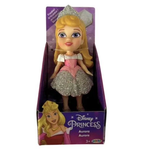 Mini muñeca Aurora Disney Princess 8cm Bella Durmiente 227174-AURORA JAKKS