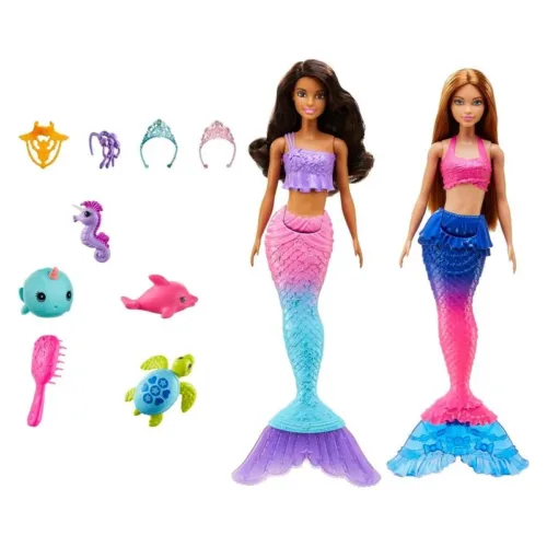 Muñecas Barbie Dreamtopia Ocean Adventure con accesorios HBW89 MATTEL