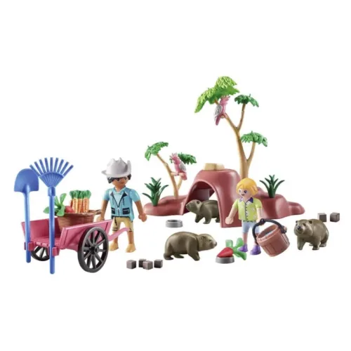 Playmobil 71625 refugio tejón australia de la línea Wiltopia