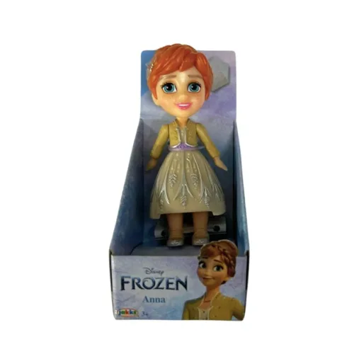 Mini muñeca Anna Disney Princess beige 8cm Frozen 2 227174-ANNABEIGE JAKKS