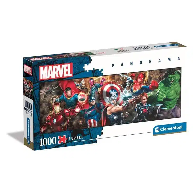 Puzzle Marvel The Avengers Collection 1000 piezas Panorama 39839 CLEMENTONI