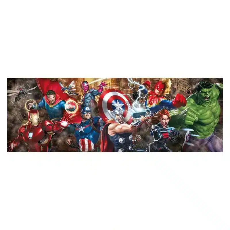 Puzzle Marvel The Avengers Collection 1000 piezas Panorama 39839 CLEMENTONI - Imagen 2