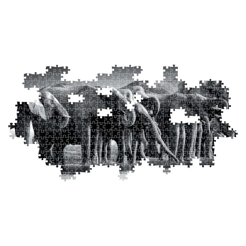 Puzzle panorama 1000 piezas Herd of Giants alta resolución 39836 CLEMENTONI - Imagen 3