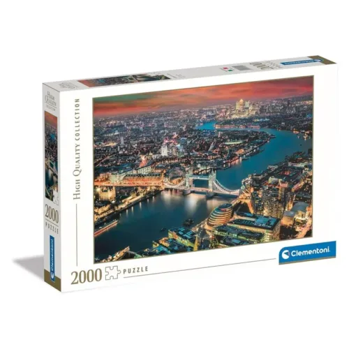 Puzzle 2000 piezas Vista aérea de Londres alta resolución 32082 CLEMENTONI