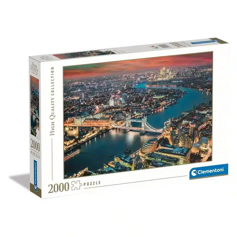 Puzzle 2000 piezas Vista aérea de Londres alta resolución 32082 CLEMENTONI