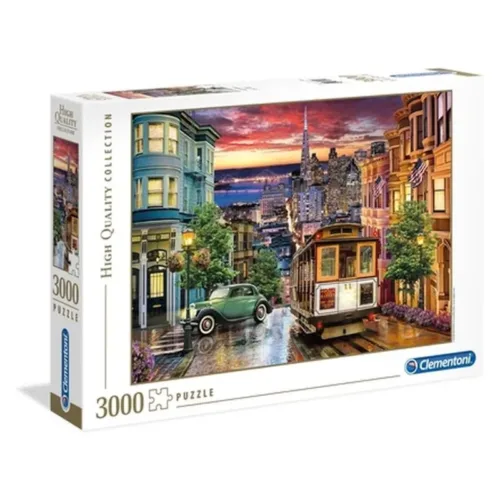 Puzzle 3000 piezas paisaje de San Francisco alta resolución Clementoni 33547
